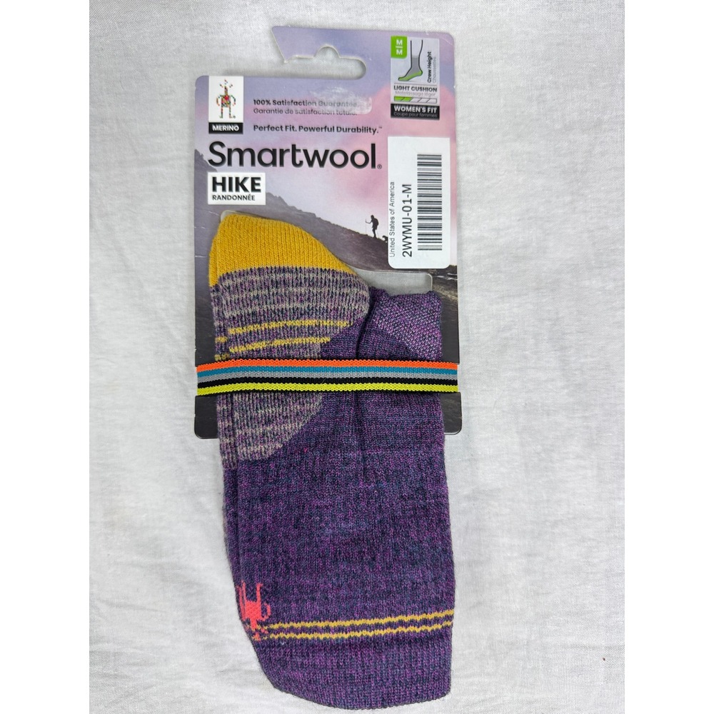 Smartwool Hike Light Cushion Crew Women Medium NEW Merino Wool Socks